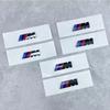 2PCS is suitable for BMW Group M-mark decorative ABS badge body fender sticker general style accessories.