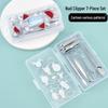 7-Piece Cartoon Nail Clipper Set: Cute Stainless Steel Manicure Tools