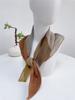 Literary And Elegant Yarn-Dyed Linen Plaid 70Cm Small Square Scarf, Neck Protection Japanese Simple And Versatile Small Scarf