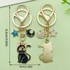 Sailor Moon Luna Cat Keychain - Cute Cartoon Pendant for Bags and Backpacks