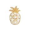 Pearl Brooch: Shell, Coconut Tree, Cactus, Pineapple, Pumpkin Carriage Badge