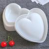 Heart Shaped Silicone Mold 3D Diamond Love Heart Shaped Mold for Jelly Chocolate Cake Handmade Soap Pudding Mold Candy Making