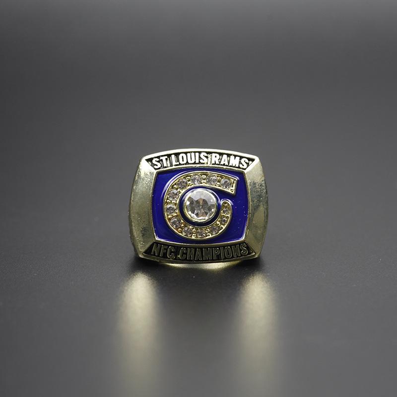 2001 NFC Championship Ring - St. Louis Rams, Player Polley Size 11