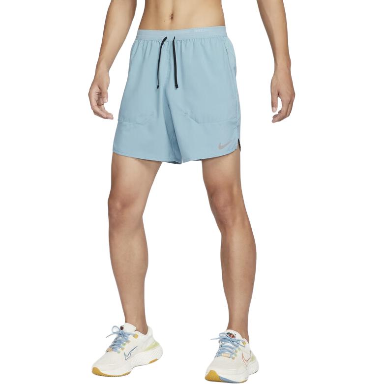 Nike Dri-Fit Stride Rýchloschnúce Bez podšívky Všestranné Šnurovacie Trojštvrťové Športové Šortky Pánske šortky Denimovo-Modrá Čierna DM4742-464