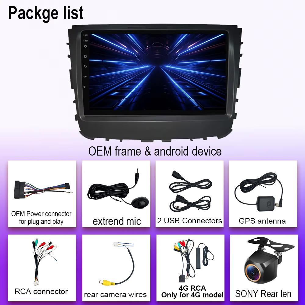 Android Car Radio For Ssangyong Rexton Musso 2018 - 2019 Auto Multimedia Player GPS Navigation Stereo Head Unit No 2din DVD BT