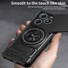 KEYSION Magnetic Phone Case for OPPO Realme C61 C63 Slide Camera Protection Upright Kickstand 360 Ring Shockproof Back Cover