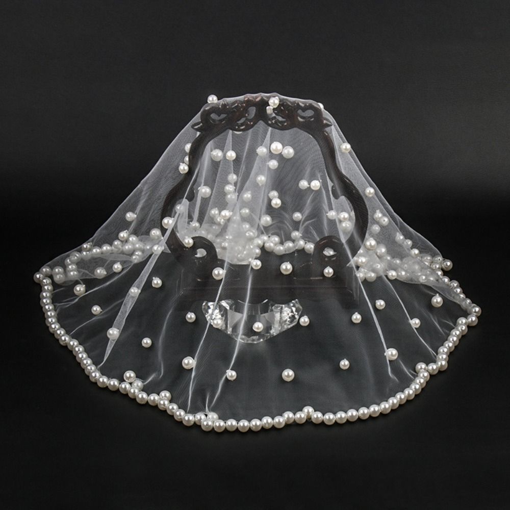 French Wedding Veils Short Bride Head Gauze Fashion Brides Veil  Headpieces