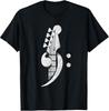 Bass Clef Headstock Bassist Graphic Tee for Music Lovers
