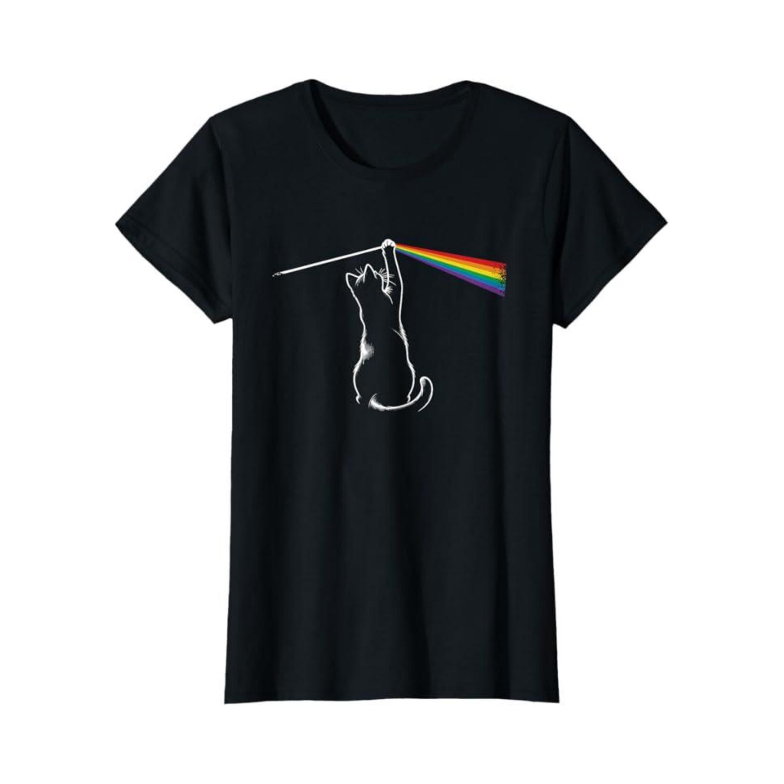 

2024 Смешной Кот Рок-музыка Подарок Мужчины Дети Женщины Смешной Кот Женская Футболка с Круглым Вырезом Мода Высокое Качество 100% Хлопок 01232 4XL