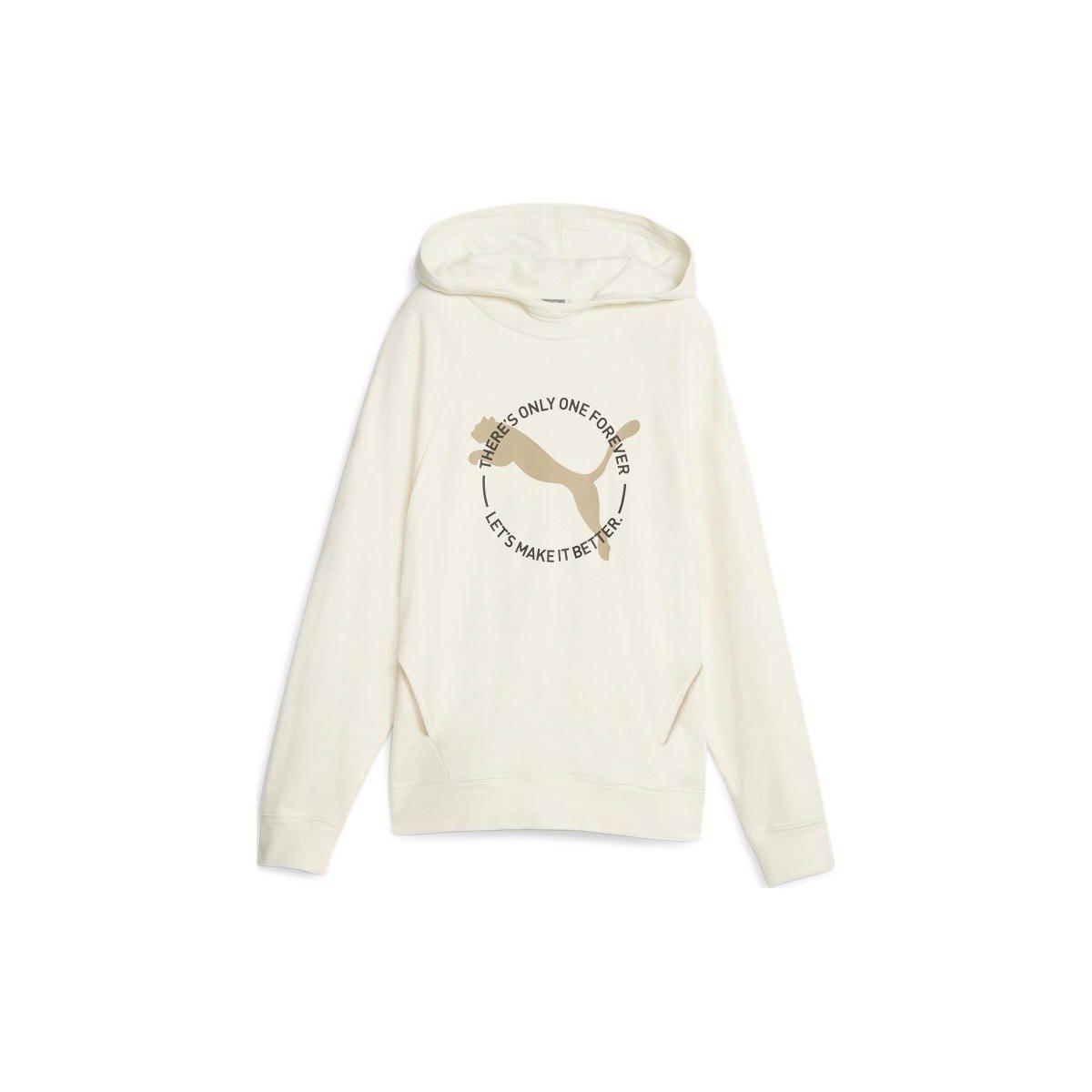 

Puma Better Sportswear Hoodie With Letter Print Women Hoodies White 676068-99 XS