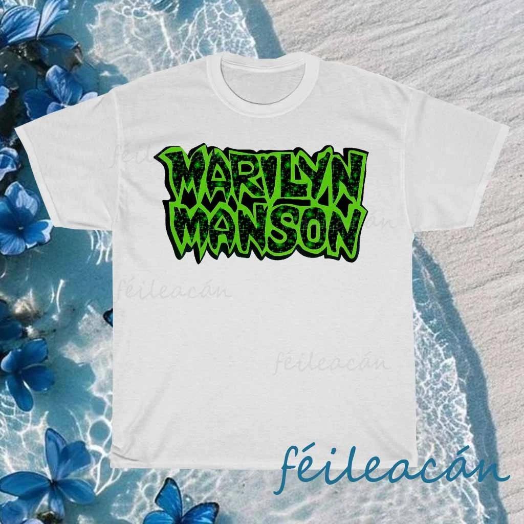 

New Shirt Marilyn Manson Heart Logo American T-Shirt Funny Size S to 5XL 3XL