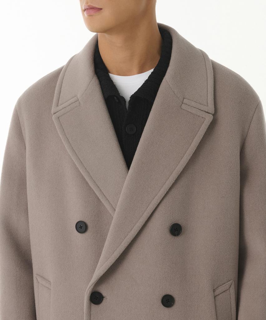 Musinsa Standard Cashmere Blend Oversized Double Coat [Mocha]