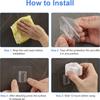 No-drill Hooks Adhesive Wall Hanging Mop Rack Broom Hanger Hook Kitchen Bathroom Organization Home Organizer Accessories