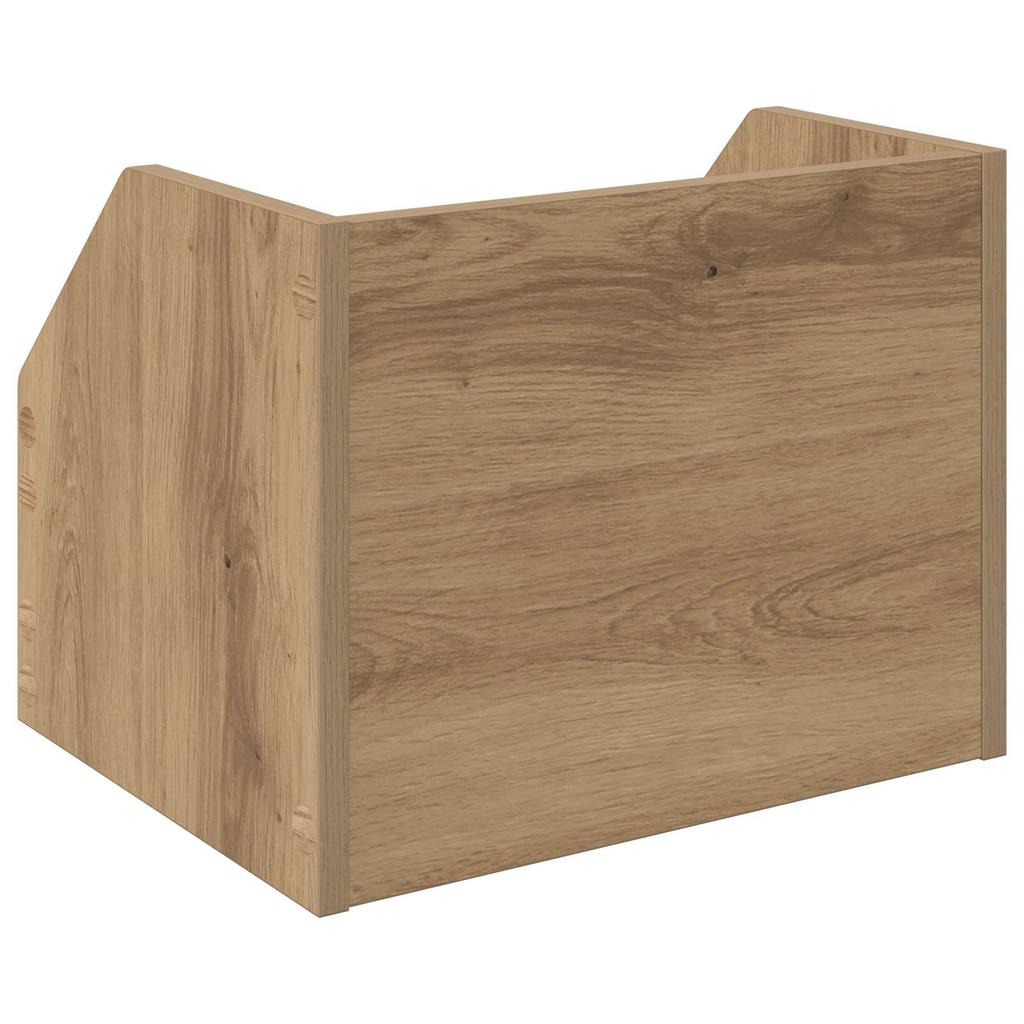Vinyl Album Box 2 Pcs. Artisan Oak 38 X 30 X 29 Cm