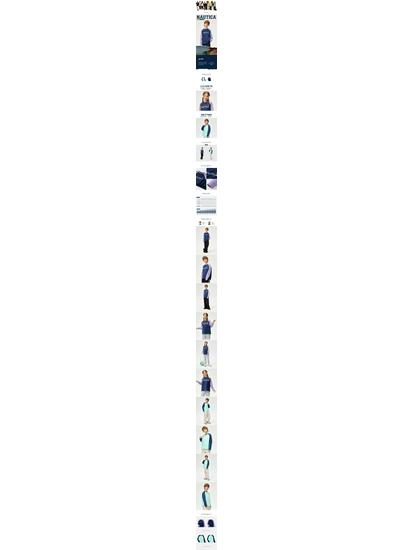 NAUTICA Kids Heavy Cotton Long Sleeve T-Shirt