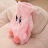 Cartoon Kirby Rubber Water-filled Hot Water Bottle Autumn and Winter Plush Hand Warmer Bag Can Be Inserted