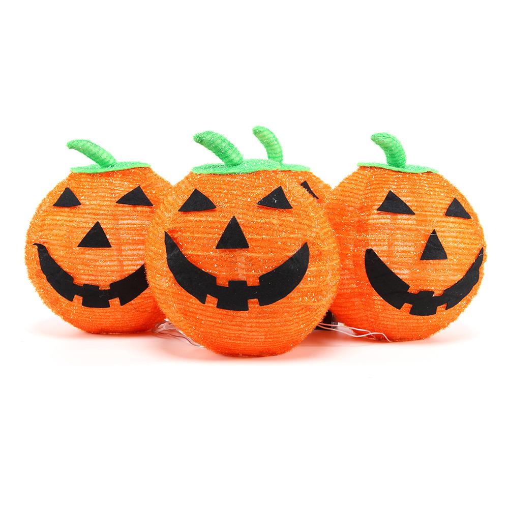 Halloween Collapsible Pumpkin with Star Black Top Hat 3.1FT Halloween Pumpkin Decoration Orange LED Light Up Collapsible Pumpkin