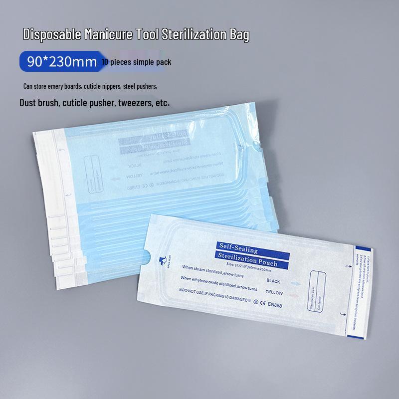 

Self-Sealing Manicure Tool Disinfection Bag for Cuticle Nippers & Tweezers