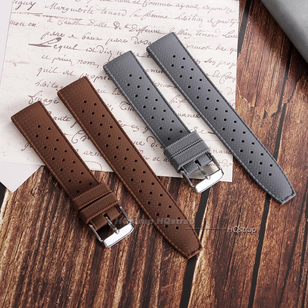 Tropical Silicone Watch Band Quick Release WatchBand 20mm 22mm Rubber Tropic Strap for Smart Watch Waterproof Muti-Color Belt
