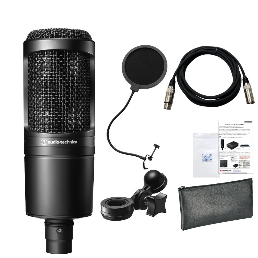

Микрофонный кабель AT2020 и поп-конденсаторный микрофон audio-technica (с фильтром)
