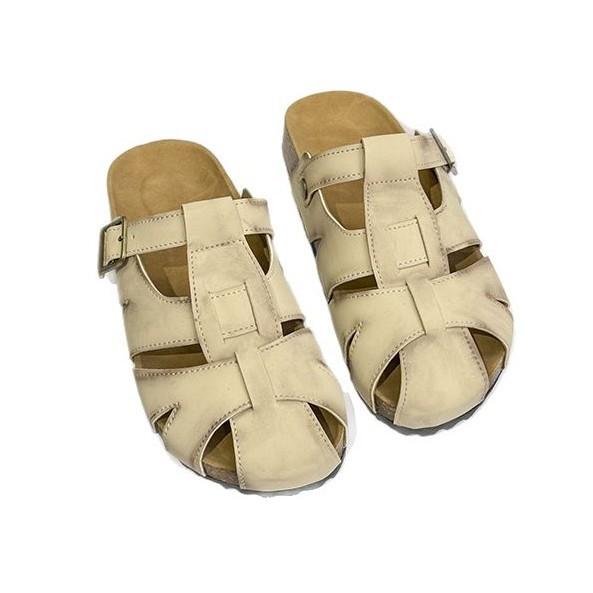 Beach slippers 2025 summer new thick-soled half-pack shoes casual wear retro hollow half-drag cool slippers