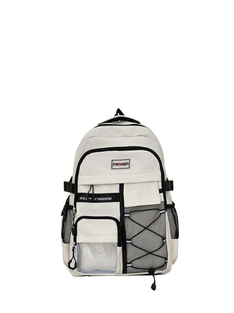 2025 Rucksack für Schüler im koreanischen und japanischen Stil - Rückenstütze, vielseitig, großes Fassungsvermögen, trendiges und schlichtes Design für die Mittelschule