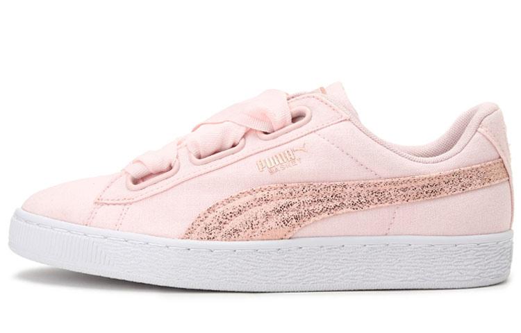 PUMA Basket Heart Canvas Pink Women s 366495-02 39