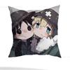 Girls L-Last Tour Pillow Case Anti-dustmite Pillowcase Invisible Zipper Silky Short Plush Sofa Cushion Cover