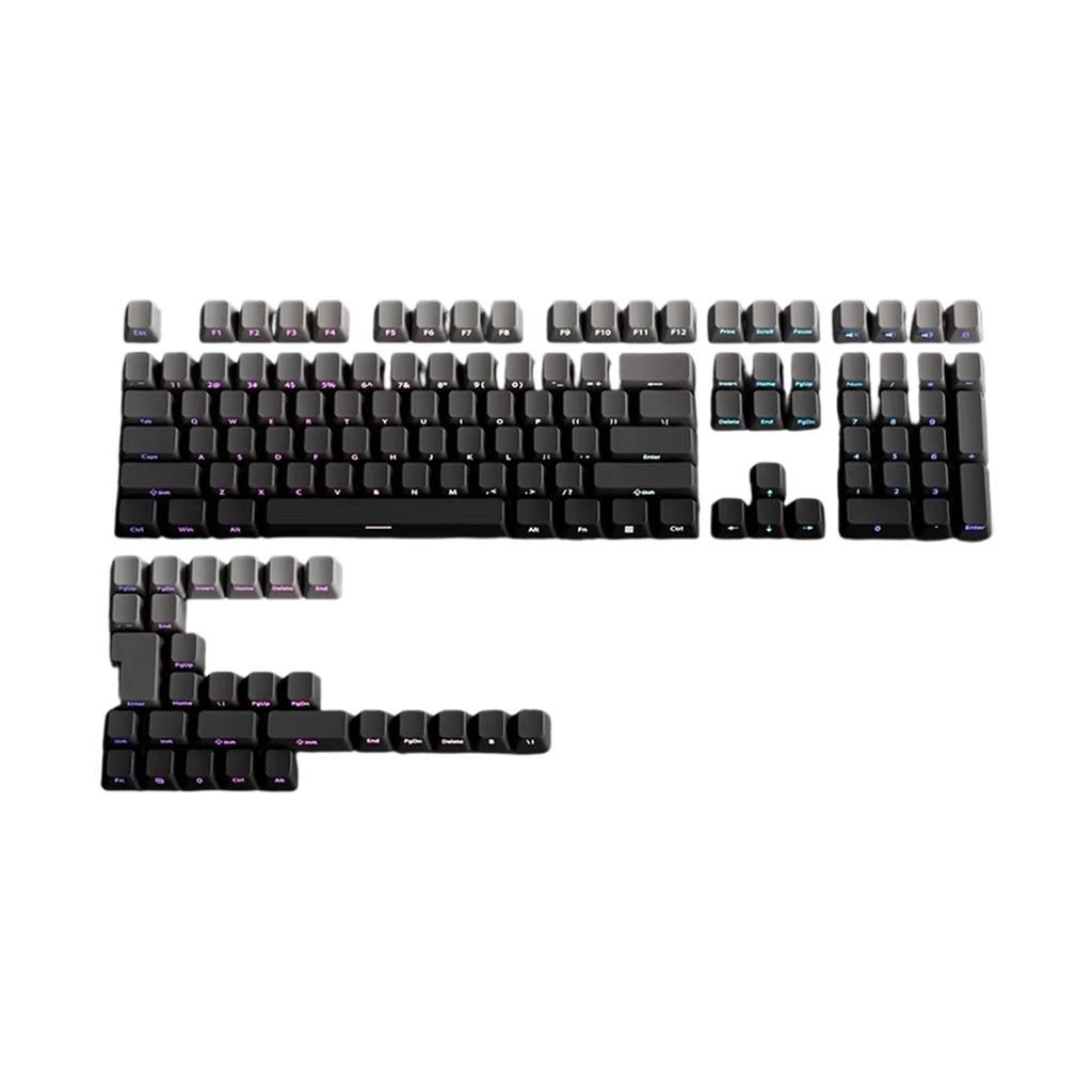 Gradation Keycaps Cartoon 133 Keys PBT Keycap Mechanical Keyboards Caps for 6.25U Keyboards Gaming Accessories