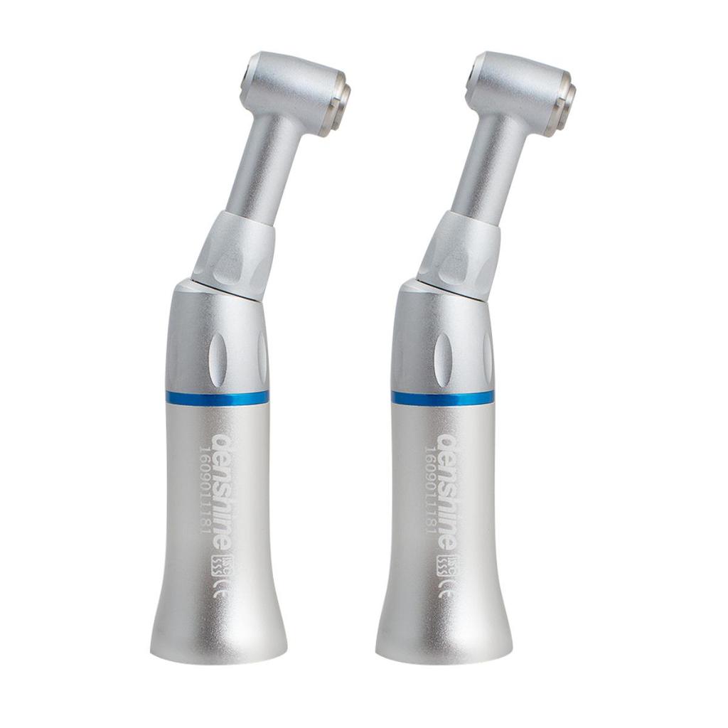 2PCS Dental Slow Low Speed Push Button Handpiece Contra Angle Latch Bur