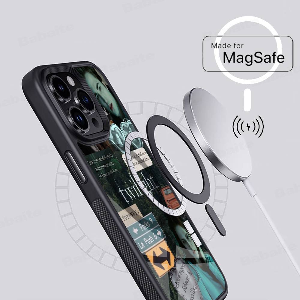 TV Twilight Isabella Edward Cullen For Phone Case For IPhone 17 16 15 14 13 12 11 Pro Max For Wireless Charger Cover
