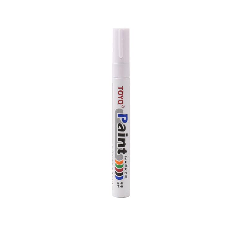 Toyo SA101 White Waterproof Tire Marker Pen - Non-Fading Touch-Up Paint Pen