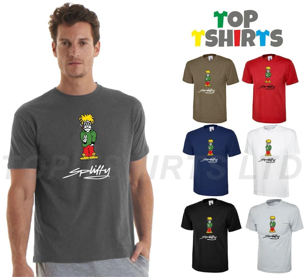 

SPLIFFY Retro Raver 90 s T-Shirt Eclipse Unisex Mens Womens Tee Peace Smoke Weed L