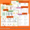 Transition to School: Mathematics Training Series (6 Volumes) - Addition, Subtraction, Picture Problems, Borrowing Ten, Making Ten Methods