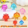 Acrylic Crystal Gem Cartoon Egg Pendant Toy