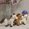 Travel Bag Keychain Pendant Plush Horse Mascot Kids Handbag Charm Accessory Backpacks Handbags Wallets Luggage Accessories Party Favor