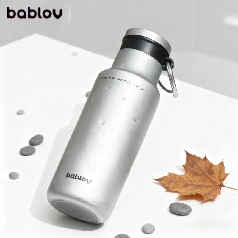 Bablov 480ml Thermos Water Bottle 316L Stainless Steel Leak-proof Vacuum Flask Insulated Cup Outdoor Camping Hiking Thermos Mug