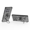 For Motorola Edge 60 Stylus 5G Phone Case WANLONFENG PC TPU Back Cover Kickstand with Tempered Glass