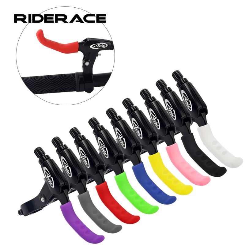 RIDERACE Bicycle Brake Handle Cover Sleeve Silicone Gel Anti-skid MTB Mountain Bike Brake Protector Cycling Handlebar Protect