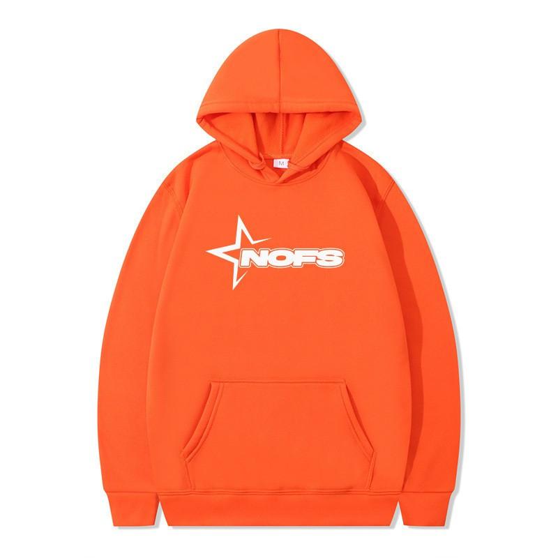Oversized Letter Print Hoodie Men Women Hip Hop Streetwear Casual Pullover Sweatshirt