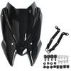 Motorcycle Windshield Wind Deflector Windscreen Front Flyscreen Fairing fit for Ka-wa-sa-ki Z900 Z-900 Z 900 Accessories 2020 2021 2022 2023 (Dark
