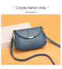 Damska 2024 Nowa Moda Miękka Skórzana Torba na Ramię - Duża Pojemność Listonoszka dla Pań w Średnim Wieku