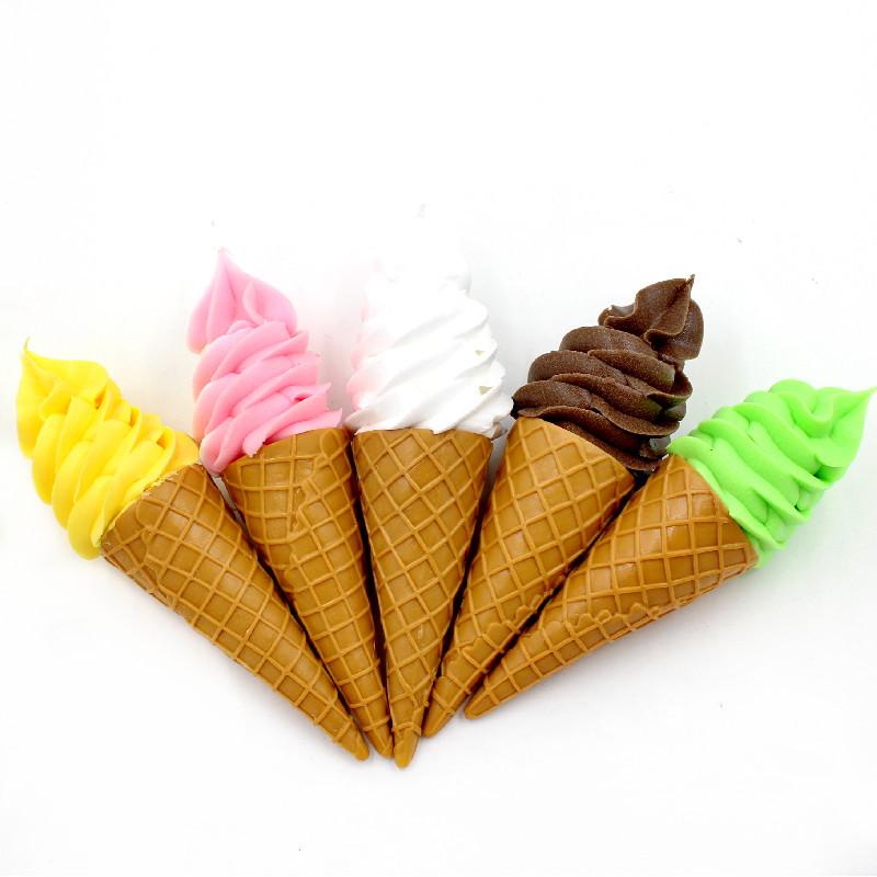 Realistic Ice Cream Cone Prop for Display & Photography