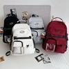 New schoolbag ins niche college style junior high school students versatile large-capacity backpack college backpack