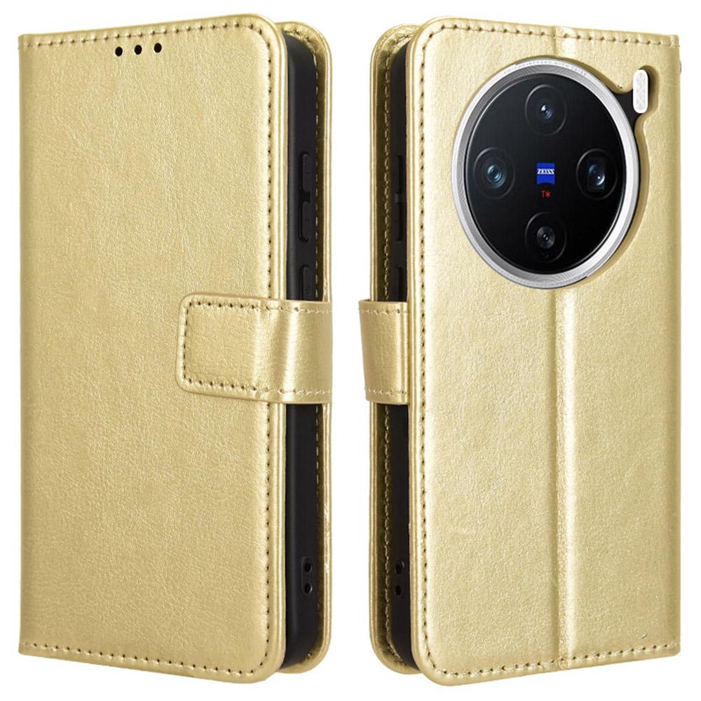 

Для vivo X200 Pro mini 5G Чохол Crazy Horse Texture PU Leather Phone Wallet Cover C
