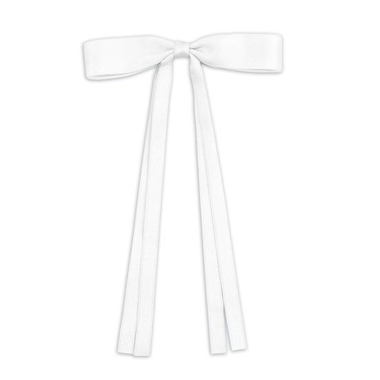 

Женская заколка для волос с бантом, длинная лента, противоскользящая заколка для волос, зажимы для волос, заколка, аксессуары для волос белый