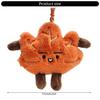 Artistic Maple Leaf Keychain Nanjing Cultural Souvenir Plush Key Ring For Backpacks Fashion Accessories