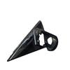 Black Front Window Triangle Trim Plate Mirror Garnish Cover Panel Base Holder for BMW X6 F16 2014 2015 2016 2017 2018