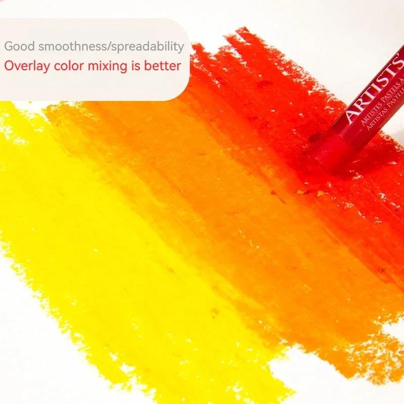 25/50 Färger Oljepastell Mjuk Stift Set Barn Professionell Målning Ritning Graffiti Konst Kritor Tvättbar Konststudent Material