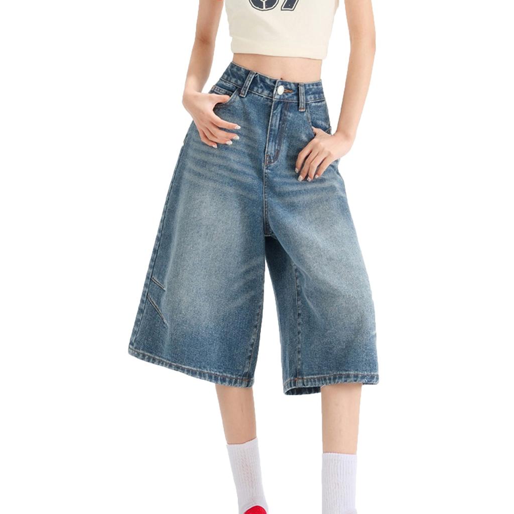 Damskie Wygodne Codzienne Modne Luźne Jeansy